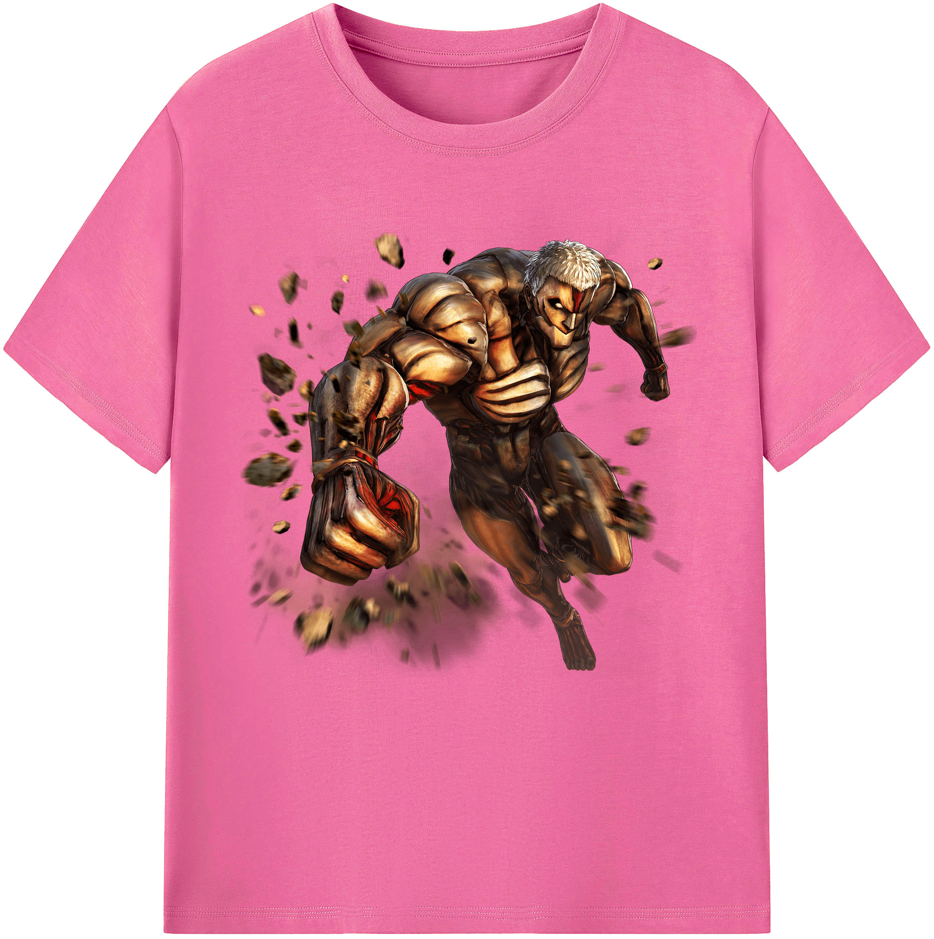 （画像用） 進撃の巨人 Attack on Titan レディースカジュアルプリントTシャツ（綿100％）